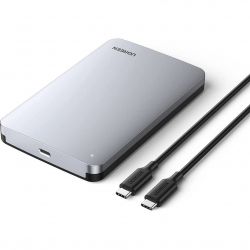 ������ ������� Ugreen US221, Grey, 2.5", USB 3.1 Gen2, 1xSATA, ����������� ������ (70499)