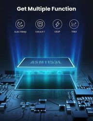 ������ ������� Ugreen CM237, Black, 2.5", USB 3.0, 1xSATA (60353) - �������� 5