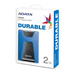 ������� ������� ���� 2Tb ADATA HD650, Blue/Black, 2.5", USB 3.2 (Gen 1) (AHD650-2TU31-CBL) - �������� 2