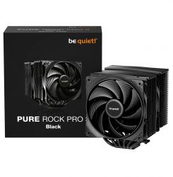 Кулер для процессора be quiet! Pure Rock Pro 3, Black, алюминий/медь, 2x120 мм, для Intel 1851/1700/1200/115x, AMD AM5/AM4, до 250 Вт, высота 155 мм (BK042) - Картинка 4