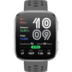 Смарт-годинник Xiaomi Amazfit Bip 6, Charcoal, 1.97" (390x450, AMOLED, сенсорний), Bluetooth, GPS, 340 mAh, 5 ATM, Android / iOS - Картинка 2