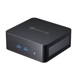 Неттоп Soyo M2 Plus 2, Black, N100 (4x0.1-3.4 GHz), 16Gb DDR4, 512Gb SSD NVMe, UHD Graphics, WiFi 5, Bluetooth 5.0, GLan, 3xUSB 3.2 / 1xUSB 2.0, 2xHDMI, Windows 11 Pro (TLM004) - Картинка 2