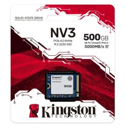 SSD накопитель Kingston NV3 500Gb PCI-E 4.0 x4 M.2 2230 3D TLC (SNV3SM3/500G) - Картинка 3