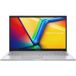  15" Asus VivoBook 15 X1504VA-BQ1037, Silver, 15.6" (1920x1080, IPS, 60Hz), Intel Core i3-1315U (61.2-4.5GHz), 16Gb DDR4, 512GB SSD, Intel UHD Graphics, WiFi 6E, Bluetooth 5.3, 1xType-C/2xUSB 3.2/1xUSB2.0, HDMI, 42 Wh, DOS