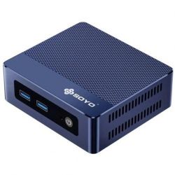  Soyo M4 Plus, Dark Blue, N150 (4x0.1-3.6 GHz), 16Gb DDR4, 512Gb SSD NVMe, UHD Graphics, WiFi 5, Bluetooth 5.0, GLan, 3xUSB 3.2 / 1xUSB 2.0, HDMI/DP, Windows 11 Pro