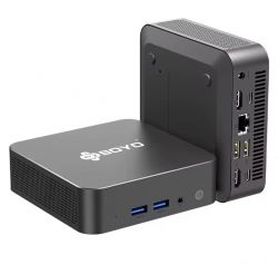 Soyo M4 Pro, Black, N150 (4x0.1-3.6 GHz), 16Gb DDR4, 512Gb SSD NVMe, Graphics, WiFi 6, Bluetooth 5.2, GLan, 2xType-C / 2xUSB 3.2 / 2xUSB 2.0, 2xHDMI, Windows 11 Pro