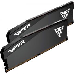 Память 16Gb x 2 (32Gb Kit) DDR5, 6400 MHz, Patriot Viper Elite 5 Ultra, Black, 32-39-39-101, 1.4V, с радиатором (VEU532G6432K) - Картинка 2