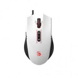  Bloody ES7, Panda White, USB,  ( PixArt), 100-6000 cpi, 15G, 45 IPS, RGB , 8  , 1.8 