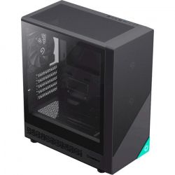 Корпус GameMax Focus MB, Black, без БП, Micro Tower, для MicroATX / Mini-ITX, 1xType-C / 1xUSB 3.0 / 1xUSB 2.0, макс. CPU - 155 мм / VGA - 330 мм, 3x120 мм, боковая панель из закаленного стекла - Картинка 2