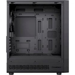 Корпус GameMax Focus MB, Black, без БП, Micro Tower, для MicroATX / Mini-ITX, 1xType-C / 1xUSB 3.0 / 1xUSB 2.0, макс. CPU - 155 мм / VGA - 330 мм, 3x120 мм, боковая панель из закаленного стекла - Картинка 4