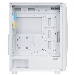 Корпус 2E Gaming Aruba (G3313W), White, без БЖ, Mid Tower, для ATX / Micro ATX / Mini ITX, 1xUSB 3.0 / 2xUSB 2.0, макс. CPU - 165 мм / VGA - 330 мм, 5x120 ARGB, бічна панель із загартованого скла (2E-G3313W) - Картинка 4