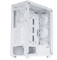 Корпус 2E Gaming Aruba (G3313W), White, без БЖ, Mid Tower, для ATX / Micro ATX / Mini ITX, 1xUSB 3.0 / 2xUSB 2.0, макс. CPU - 165 мм / VGA - 330 мм, 5x120 ARGB, бічна панель із загартованого скла (2E-G3313W) - Картинка 5