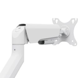 Кронштейн настільний для монітора 17-35" OfficePro MA442W, White, для двох екранів, VESA 100x100 мм/75x75 мм, регулювання (повороту, нахилу, обертання, висоти), навантаження до 12 кг - Картинка 6