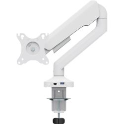 Кронштейн настільний для монітора 17-40" OfficePro MA451W, White, VESA 100x100 мм/75x75 мм, регулювання (повороту, нахилу, обертання, висоти), навантаження до 12 кг - Картинка 4