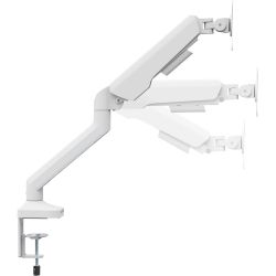 Кронштейн настільний для монітора 17-40" OfficePro MA451W, White, VESA 100x100 мм/75x75 мм, регулювання (повороту, нахилу, обертання, висоти), навантаження до 12 кг - Картинка 9