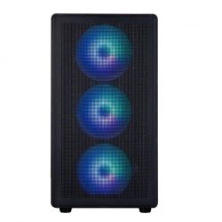 Корпус Zalman M5, Black, Mini Tower, без БП, для Micro ATX / Mini ITX, 1xType-C / 1xUSB 3.0 / 1xUSB 2.0, макс. CPU - 180 мм / VGA - 410 мм, 4x120 мм ARGB, боковая панель из закаленного стекла - Картинка 2