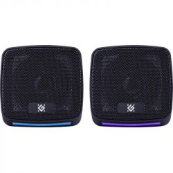 Акустическая система 2.0 Defender J3, Black, 6 Вт, 3.5 мм, LED подсветка, питание от USB, 1 м (65963) - Картинка 3