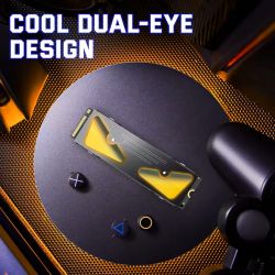 �������� ��� M.2 Jeyi "Cooling Eyes", Black, ��� ������� 2280, �������������� � ��������� - �������� 3