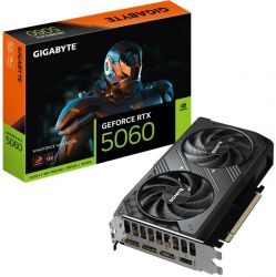 ³�������� GeForce RTX 5060, Gigabyte, WINDFORCE MAX OC, 8Gb GDDR7, 128-bit, HDMI/3xDP, 2512/28000 MHz, 8-pin (GV-N5060WF2MAX OC-8GD)