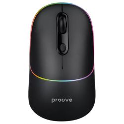   Proove Blink, Black, Bluetooth 5.0 / Bluetooth 3.0 / USB 2.4GHz / Type-C, , 800 - 1600 dpi, RGB , 4 ,  650 mAh (WMBL00002001)