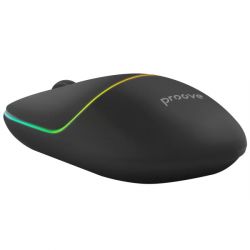 Мышь беспроводная Proove Blink, Black, Bluetooth 5.0 / Bluetooth 3.0 / USB 2.4GHz / Type-C, оптическая, 800 - 1600 dpi, RGB подсветка, 4 кнопки, аккумулятор 650 mAh (WMBL00002001) - Картинка 4