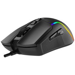 Миша Proove Assembler, Black, USB, оптична (сенсор PixArt 3327), 1000 - 12400 dpi, RGB підсвічування, 7 кнопок, перемикачі Huano, 1.5 м (CMAS00000101) - Картинка 3