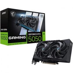  GeForce RTX 5050, MSI, GAMING OC, 8Gb GDDR6, 128-bit, HDMI/3xDP, 2647/20000 MHz, 8-pin (G5050-8GC)