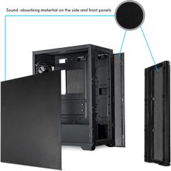 ������ Chieftec Pro Midi Q, Black, ��� ��, ��� ATX / MicroATX / Mini ITX, 1xType-C / 1xUSB 3.0 / 2xUSB 2.0, ����. CPU - 165 �� / VGA - 400 ��, 1x120 �� PWM fan, 0.6mm SPCC (AS-02B-OP) - �������� 9
