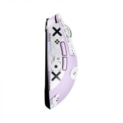 ���� ������������ Attack Shark X3, Purple (Tape), Bluetooth 5.2 / USB 2.4GHz / Type-C, ���������� (������ PixArt PAW3395), �� 26 000 dpi, 50G, 650IPS, 5 ������, ������������� Kailh GM 8.0, �����������, 49 � - �������� 3