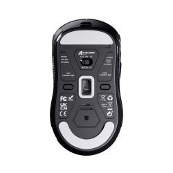���� ������������ Attack Shark X3, Black (Tape), Bluetooth 5.2 / USB 2.4GHz / Type-C, ���������� (������ PixArt PAW3395), �� 26 000 dpi, 50G, 650IPS, 5 ������, ������������� Kailh GM 8.0, �����������, 49 � - �������� 5