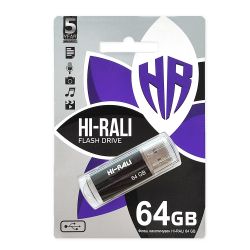 Флеш накопичувач USB 64Gb Hi-Rali Corsair, Black, USB 2.0 (HI-64GBCORBK) - Картинка 2