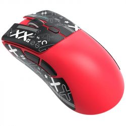   Attack Shark R1, Red (Tape), Bluetooth / USB 2.4GHz / Type-C,  ( PixArt PAW3311), 800 - 18 000 dpi, 40G, 400 IPS, 6 ,  300 mAh, 59 