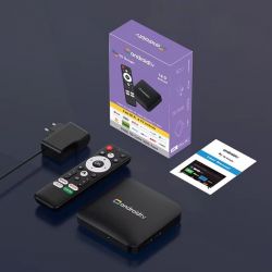 ТВ-приставка H96 Max, Black, Amlogic S905L3 (4 ядра), 2Gb, 16Gb, WiFi 5 / Bluetooth, RJ45, 2xUSB 2.0, microSD, Android 14, пульт ДК - Картинка 2