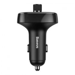 FM-��������� Baseus FM Launcher S-09, 2xUSB, Bluetooth, Black - �������� 2