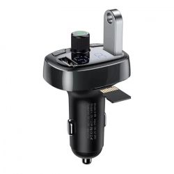 FM-��������� Baseus FM Launcher S-09, 2xUSB, Bluetooth, Black - �������� 5