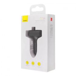 FM-��������� Baseus FM Launcher S-09, 2xUSB, Bluetooth, Black - �������� 6