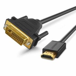 ������ HDMI (M) - DVI-D (M, 24-pin), 1 �, Black, Ugreen HD106 (30116)