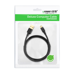 Кабель USB 2.0 AM - miniUSB (5P), 2 м, Black, Ugreen US132, 2A (30472) - Картинка 6