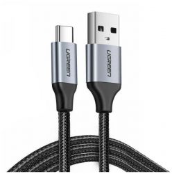 ������ USB AM - Type-C, 1.5 �, Black, Ugreen US288, 3A (60127)