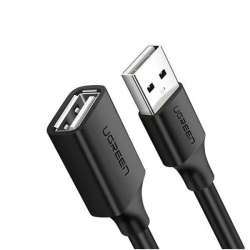 ������ USB 2.0 AM - USB AF, 1.5 �, Black, Ugreen US103 (10315)