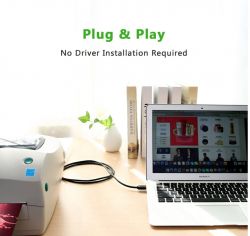 Кабель USB 3.0 AM - USB BM, 2 м, Black, Ugreen US210 (10372) - Картинка 4