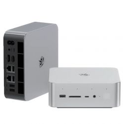  Beelink GTi13 Ultra, Silver, Core i9-13900HK (14x2.6-5.4 GHz), 32Gb DDR5 5200 MHz SO-DIMM (2/2), 1Tb SSD NVMe Gen4, Iris Xe Graphics, WiFi 6, Bluetooth 5.2, 2x2.5GLan, 2xType-C / 5xUSB 3.2, HDMI/DP, Windows 11 Pro (BLGTI1313900HK321TBSL)