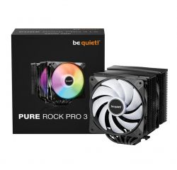 ����� ��� ���������� be quiet! Pure Rock Pro 3 LX, Black, 2x120 �� (2000 ��/���), ARGB, ��� Intel 1851/1700/1200/1150/1151/1155/1156, AMD AM5/AM4, �� 250 ��, ������ 155 �� (BK043) - �������� 5