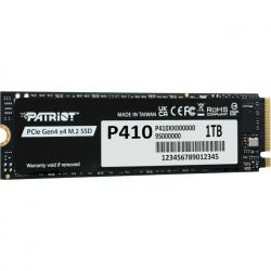 ������������ ����������� SSD 1Tb, Patriot P410, PCI-E 4.0 x4, M.2 2280, 3D TLC, 5000/4500 ��/� (P410P1TBM28H) - �������� 2