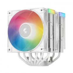 ����� ��� ���������� Deepcool AG620 ARGB V2, White, ��������/����, 2x120 �� ARGB, ��� Intel 1851/1700/1200/115x, AMD AM5/AM4, ������ 161 �� (R-AG620-WHAMMN-GJD) - �������� 3