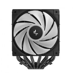 ����� ��� ���������� Deepcool AG620 ARGB V2, Black, ��������/����, 2x120 �� ARGB, ��� Intel 1851/1700/1200/115x, AMD AM5/AM4, ������ 161 �� (R-AG620-BKAMMN-GJD) - �������� 4