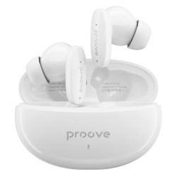   Proove MoshPit, White, Bluetooth 5.3 (TWS), ,  13 ,  2x35 mAh / 250 mAh (), Type-C (TWMP00010002)