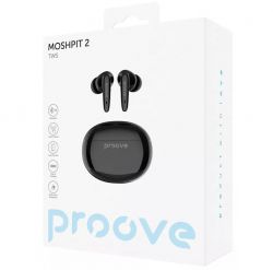 �������� ������������ Proove MoshPit 2, Black, Bluetooth 5.2 (TWS), ��������, �������� 10 ��, ����������� 2x32 mAh / 300 mAh (����), Type-C, IPX4 (TWMP20010001) - �������� 4
