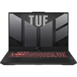  17" Asus TUF Gaming A17 FA707NU-HX127 Jaeger Gray, 17.3" (1920x1080, IPS, 144 ), AMD Ryzen 5 7535HS (6x3.3-4.55GHz), 16Gb DDR5, 512Gb SSD, NVIDIA GeForce RTX 4050 6Gb, WiFi 6, Bluetooth 5.3, 2Type-C/2xUSB 3.2, HDMI, 90Wh, DOS