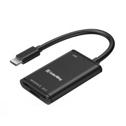  USB ColorWay "3-in-1", Black, Type-C 3.1 - microSD / SD / USB 3.0 (CW-CR-02)